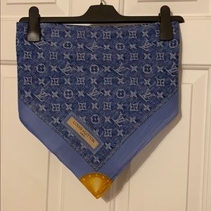 Authentic Louis Vuitton Denim Scarf